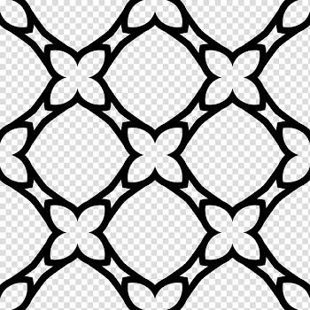 Gothic patterns, black floral frame transparent background PNG clipart