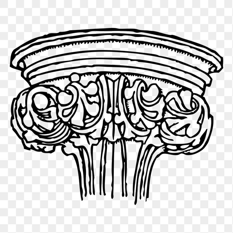 Gothic pillar png sticker illustration, | Free PNG - rawpixel
