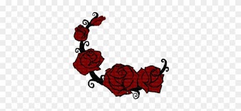 Gothic - Rose On A Vine Png