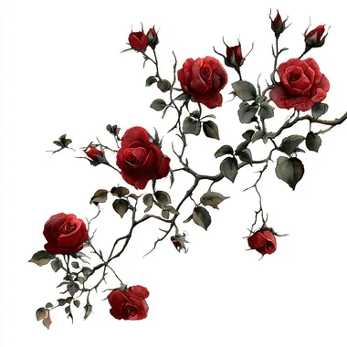 Gothic Roses Clipart Gothic Roses Clipart
