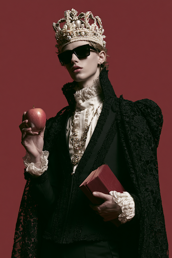 Gothic Royalty in Quirky Couture