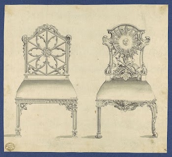 Gothick Gothic Chairs, in Chippendale | Free Photo - rawpixel