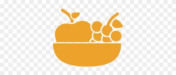 Gourmet Foods - Grape And Apple Wall Art Sticker Decal Red, Size Medium