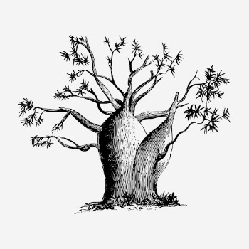 Gouty stem tree hand drawn | Free Photo - rawpixel