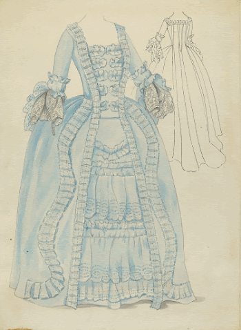 Gown (1935&ndash;1942) by American 20th | Free Photo - rawpixel