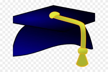 Gown Clipart Blue Cap - Png Graduation Cap