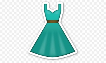 Gown Emoji Dress Sticker Clothing - Emoji 