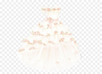 Gown, Ruffle, White, Dress PNG