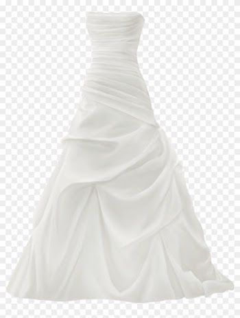 Gown Wedding Dress Png Clip Art - Wedding Gown Png