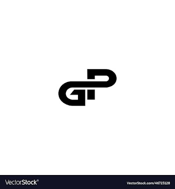 gp logo design template graphic branding