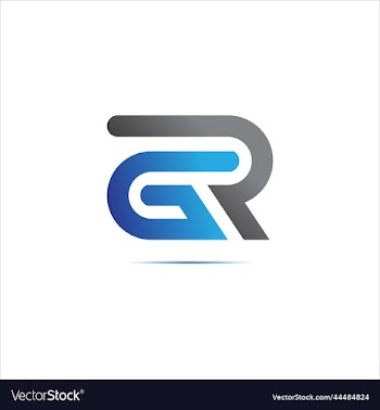 gr creative logo design icon