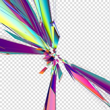 Gradial CD, yellow, teal, pink, and red abstract transparent background PNG clipart