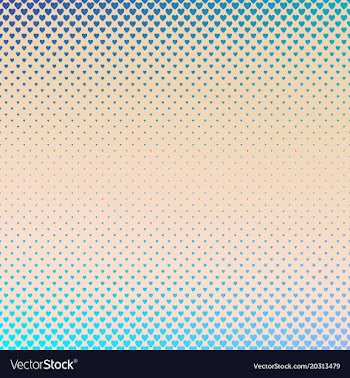 Gradient abstract heart pattern background - love vector image