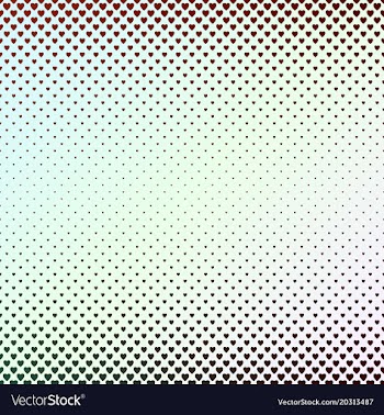 Gradient abstract heart pattern background - love vector image