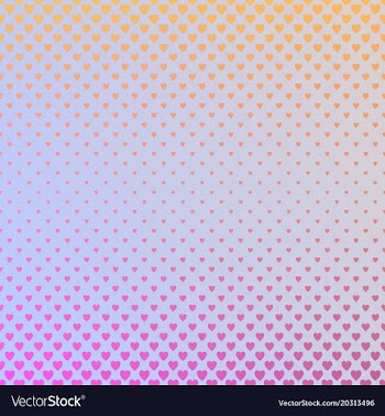 Gradient abstract heart pattern background - love vector image