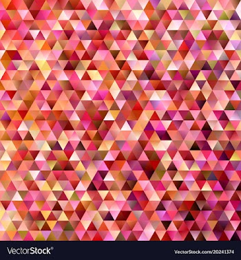 Gradient abstract tiled triangle pattern vector image