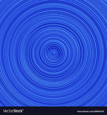 Gradient blue abstract geometrical circle vector image