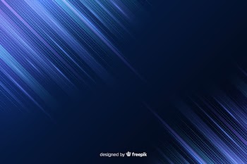 Gradient blue lines of particles background Free Vector