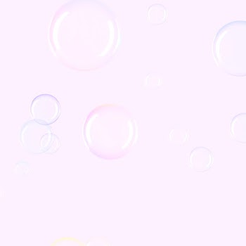Gradient bubble pattern pink background