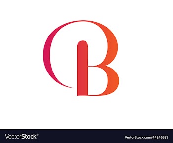 gradient color b logo creative b logo design