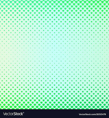 Gradient color heart pattern background - love vector image