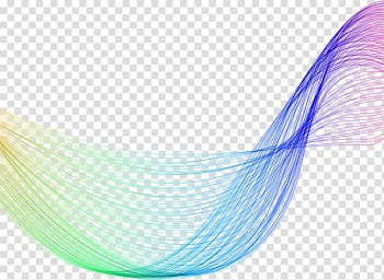 , Gradient color science and technology lines transparent background PNG clipart