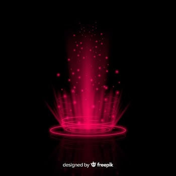 Gradient futuristic hologram interface Free Vector