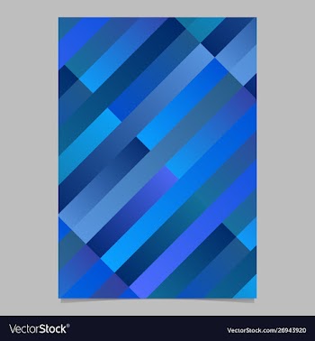 Gradient geometrical diagonal stripe brochure vector image