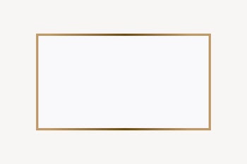 Gradient gold frame vector | Free Vector - rawpixel
