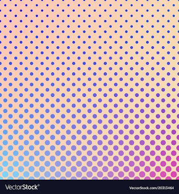 Gradient halftone dot pattern background vector image