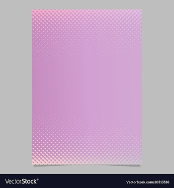 Gradient heart pattern brochure template design vector image