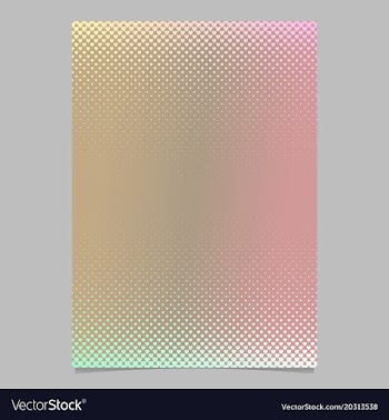 Gradient heart pattern brochure template design vector image