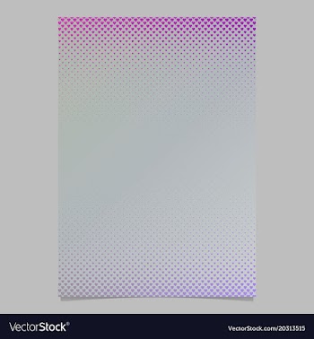 Gradient heart pattern page template - brochure vector image