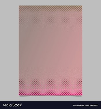 Gradient heart pattern page template - brochure vector image