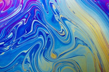 Gradient iridescent translucent psychedelic background Free Photo