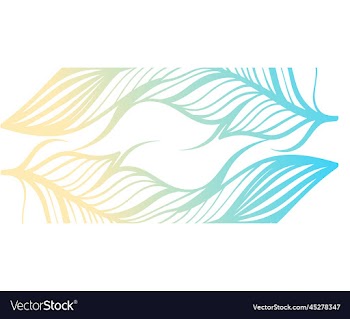 gradient mesh feathers white background design