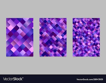 Gradient modern square page background template vector image