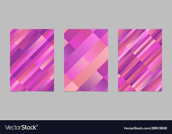 Gradient modern trendy diagonal rectangle page vector image