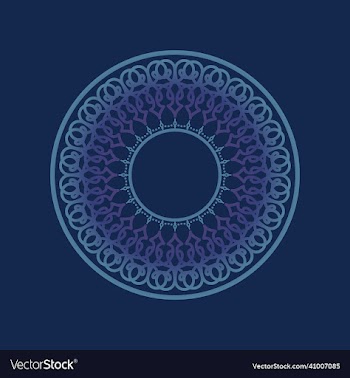 gradient of mandala motif