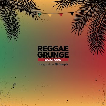 Gradient reggae background