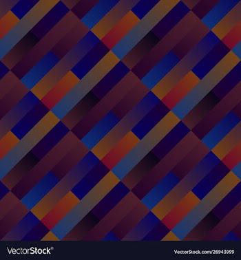 Gradient seamless geometrical rectangle pattern vector image