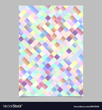 Gradient trendy modern geometrical square vector image