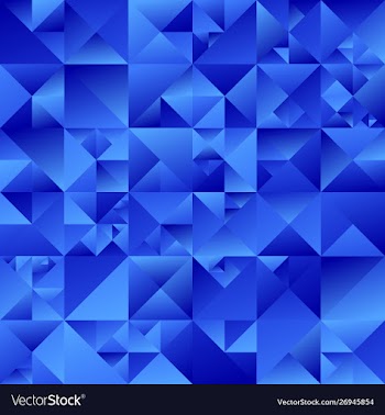 Gradient triangle background - abstract blue vector image
