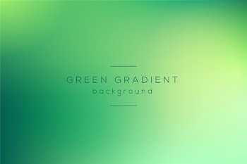 Gradient wallpaper in green tones Free Vector