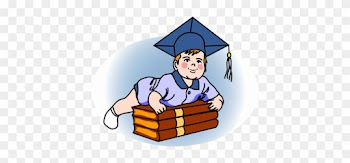 Graduate Baby - Baby Clip Art With A Graduation Cap