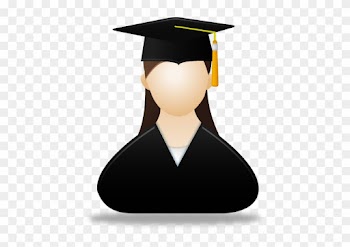 Graduate Female Icon - Icon