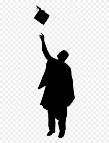 Graduate Silhouette Clip Art - Graduation Silhouette