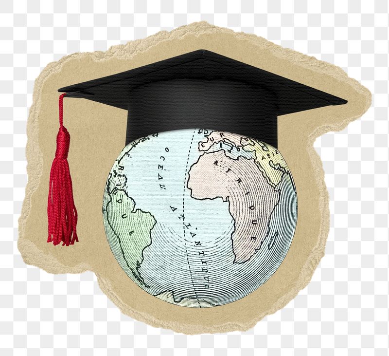 Graduated earth png sticker, torn | Free PNG - rawpixel