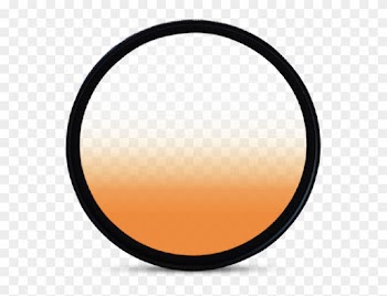 Graduated Orange Filter - Circle