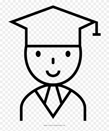 Graduated Student Coloring Page - Graduado Para Colorear